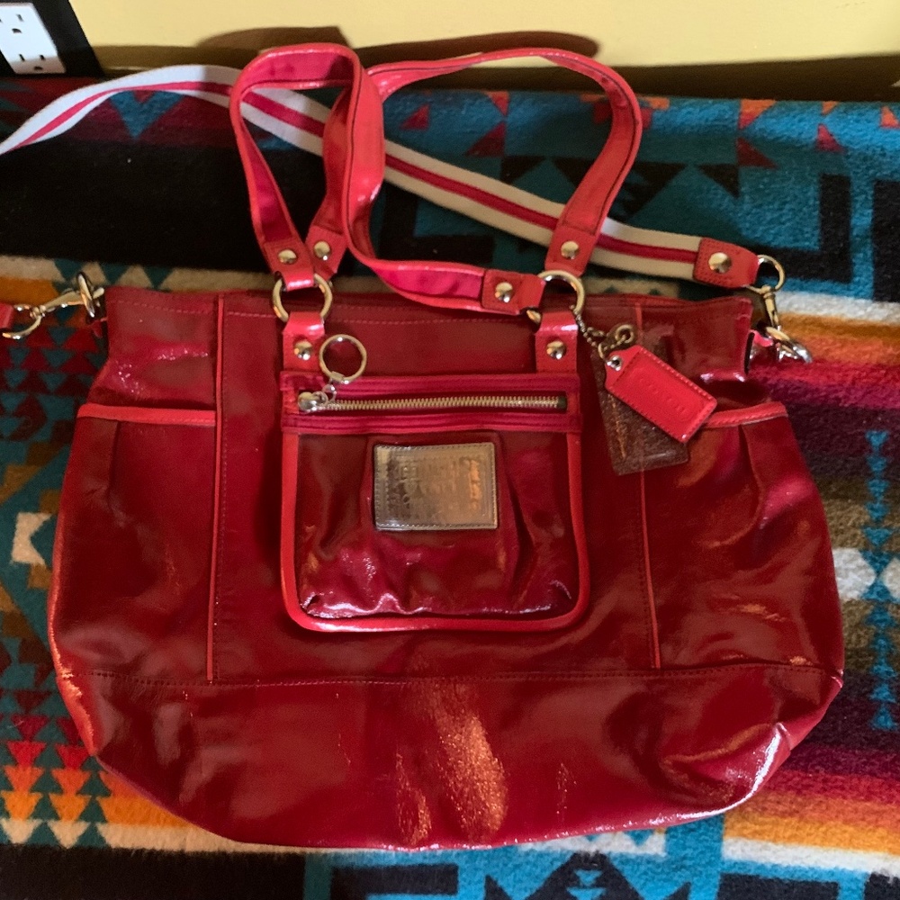 Coach Bag Red Poppy